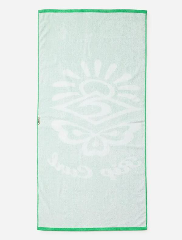 Rip Curl Graphic Standard Towel - Green 3/7