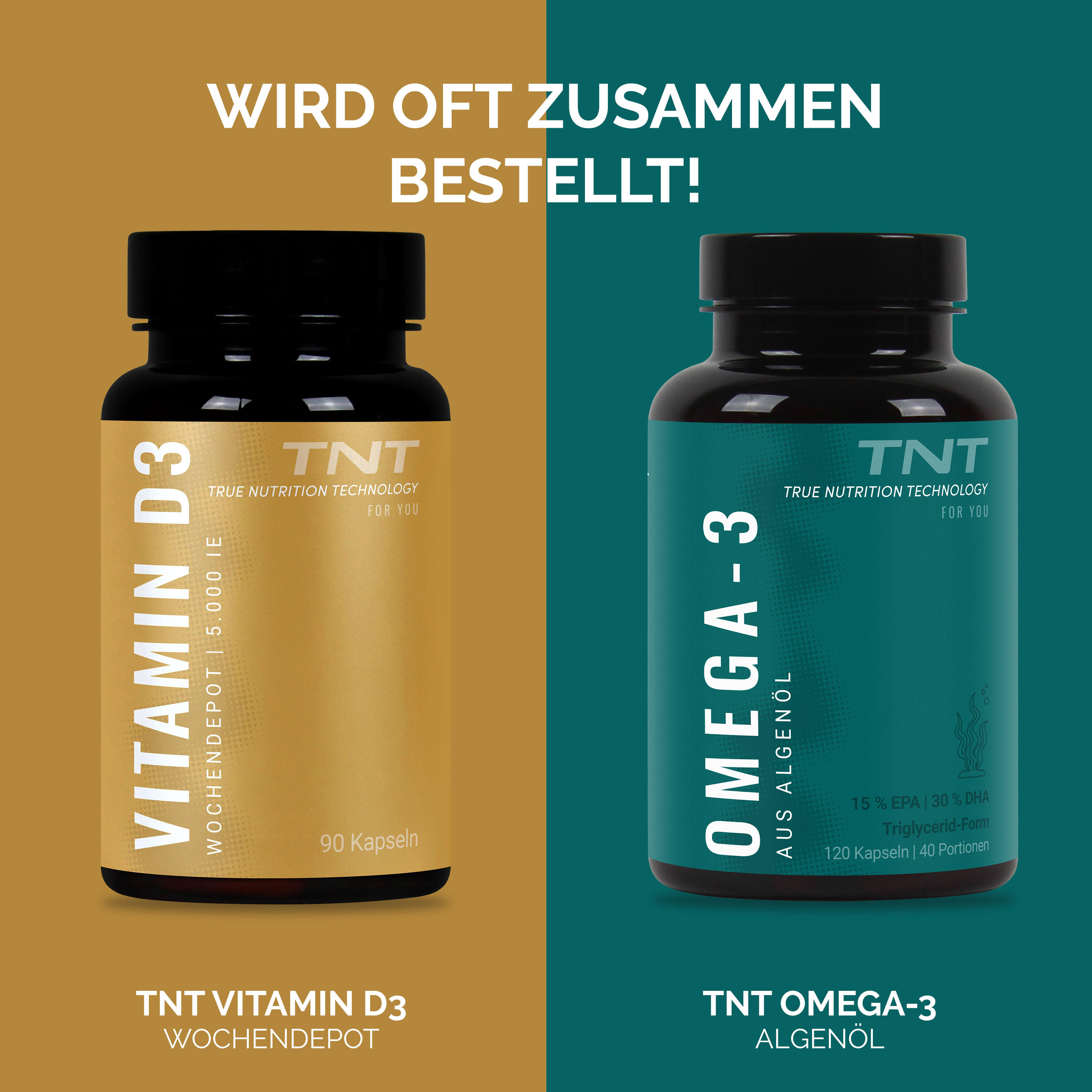 TNT Vitamin D3 Vegan-Depot Kapseln, 100% vegan, 1000iU pro Kapsel 7/7