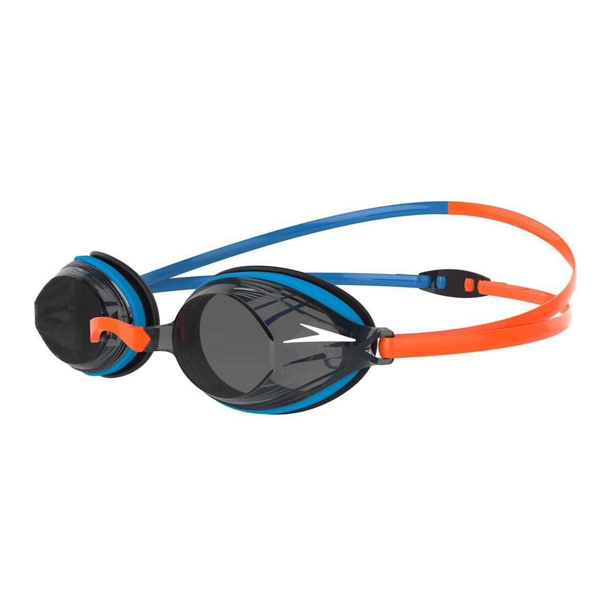 Óculos de Natação Speedo Vengeance - Salso/ Azul Piscina/ Fumê 4/5