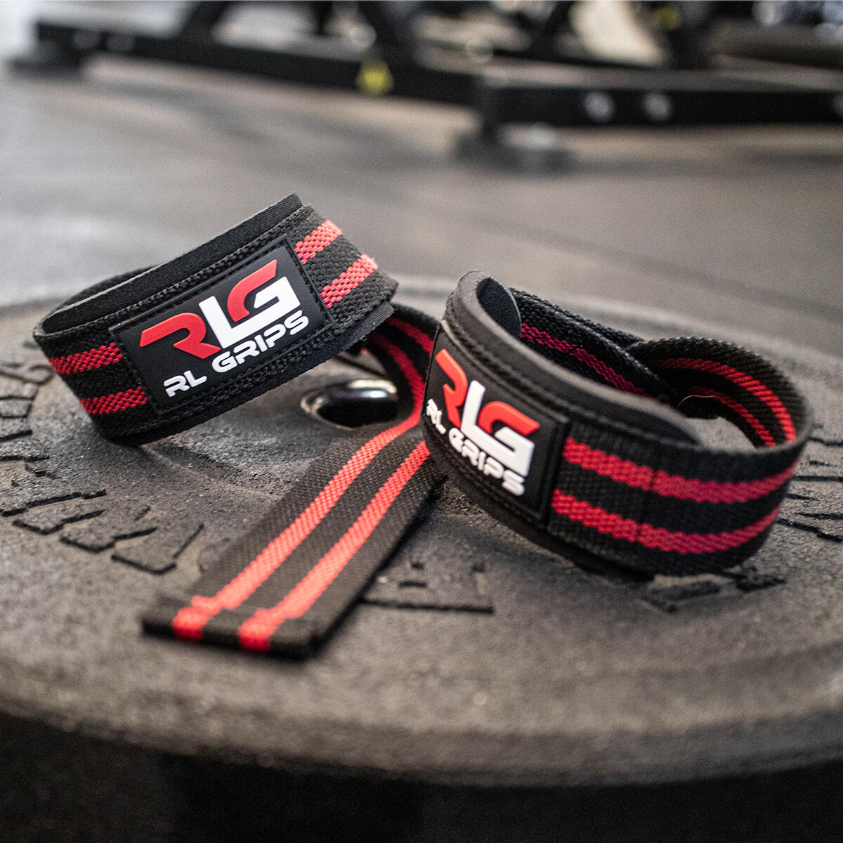Straps Gym Acolchados para Entrenamiento RL Grips Rojo + Shaker de Regalo 4/7