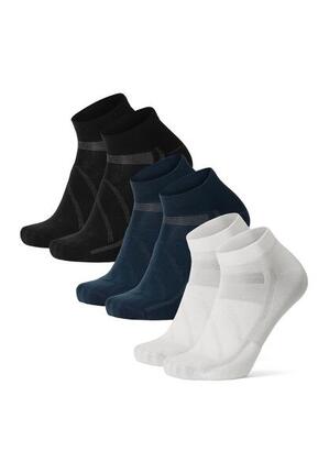 Chaussettes de cyclisme route basses 3 paires séchage rapide anti-ampoules