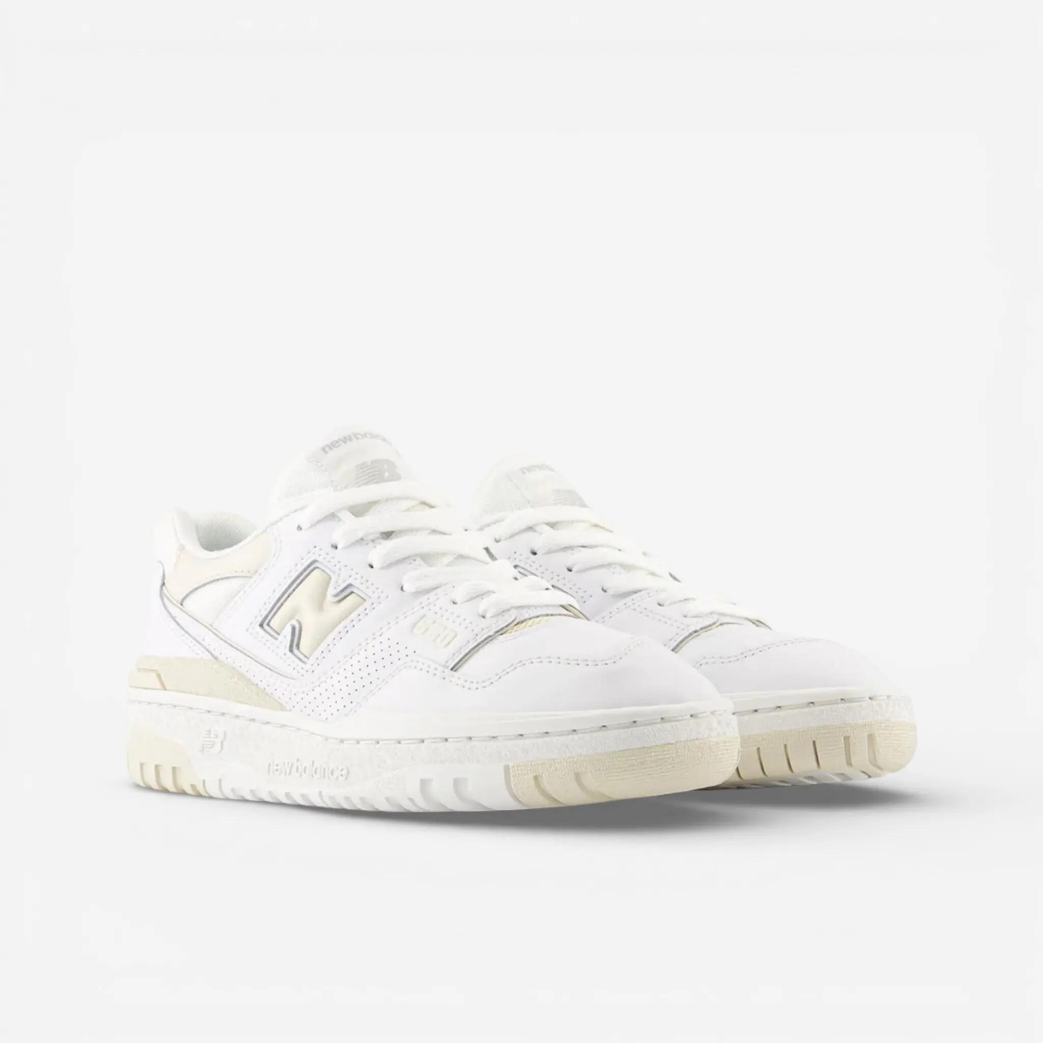 New Balance 550 White Cream Leather (GS) 3/3