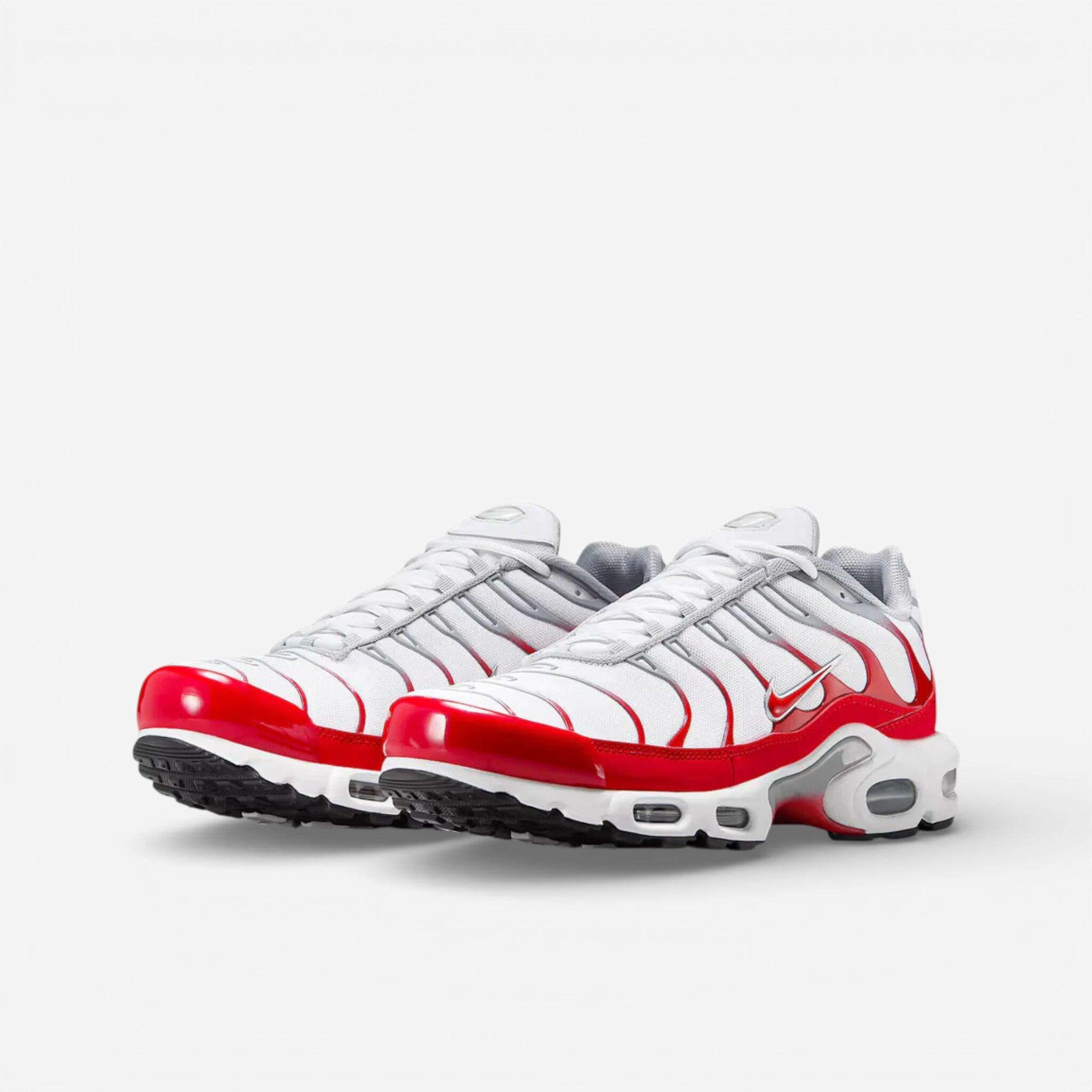Nike Air Max Plus White University Red 2/3