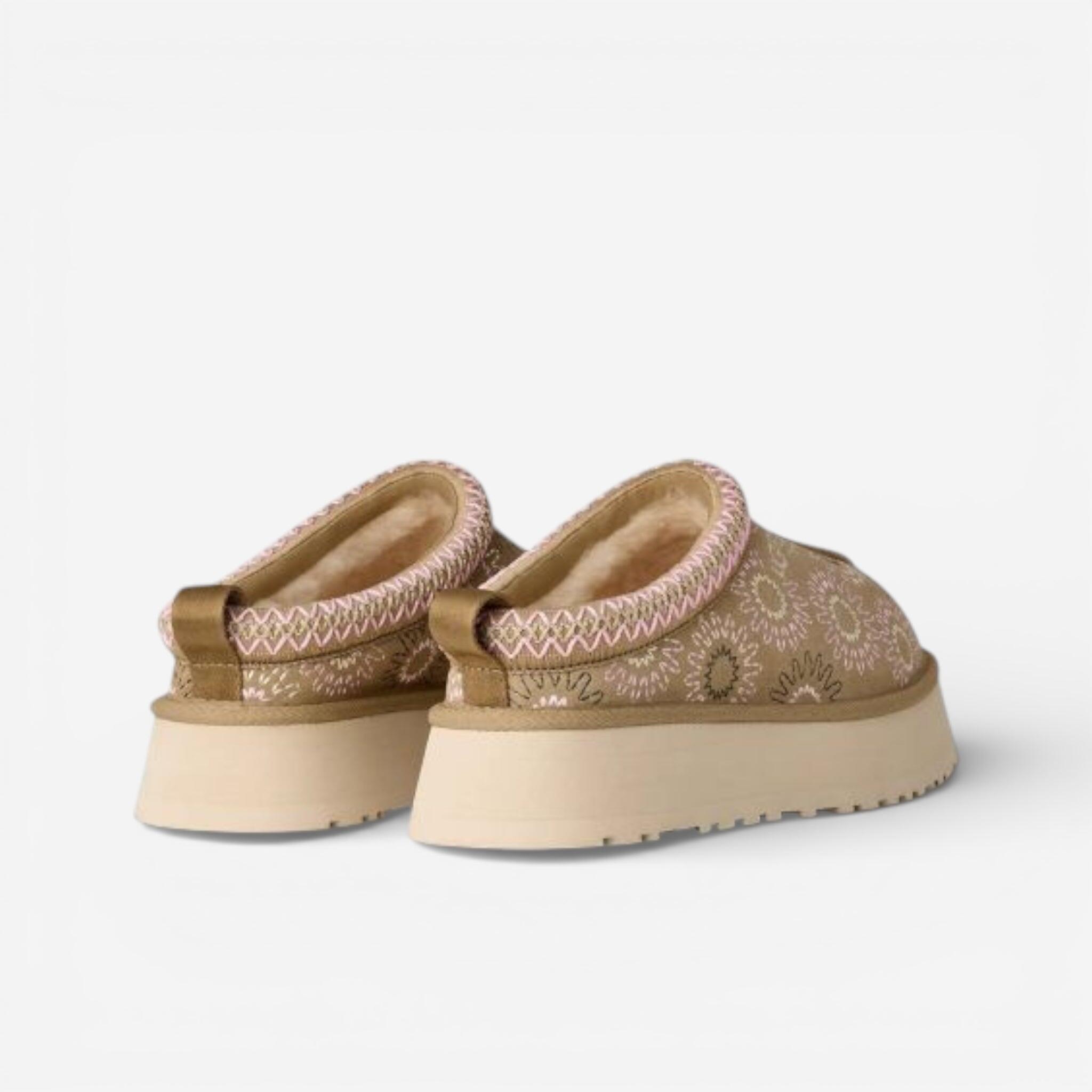 UGG Tazz Sun Stitch Slipper Mustard Seed (Women's) 3/3