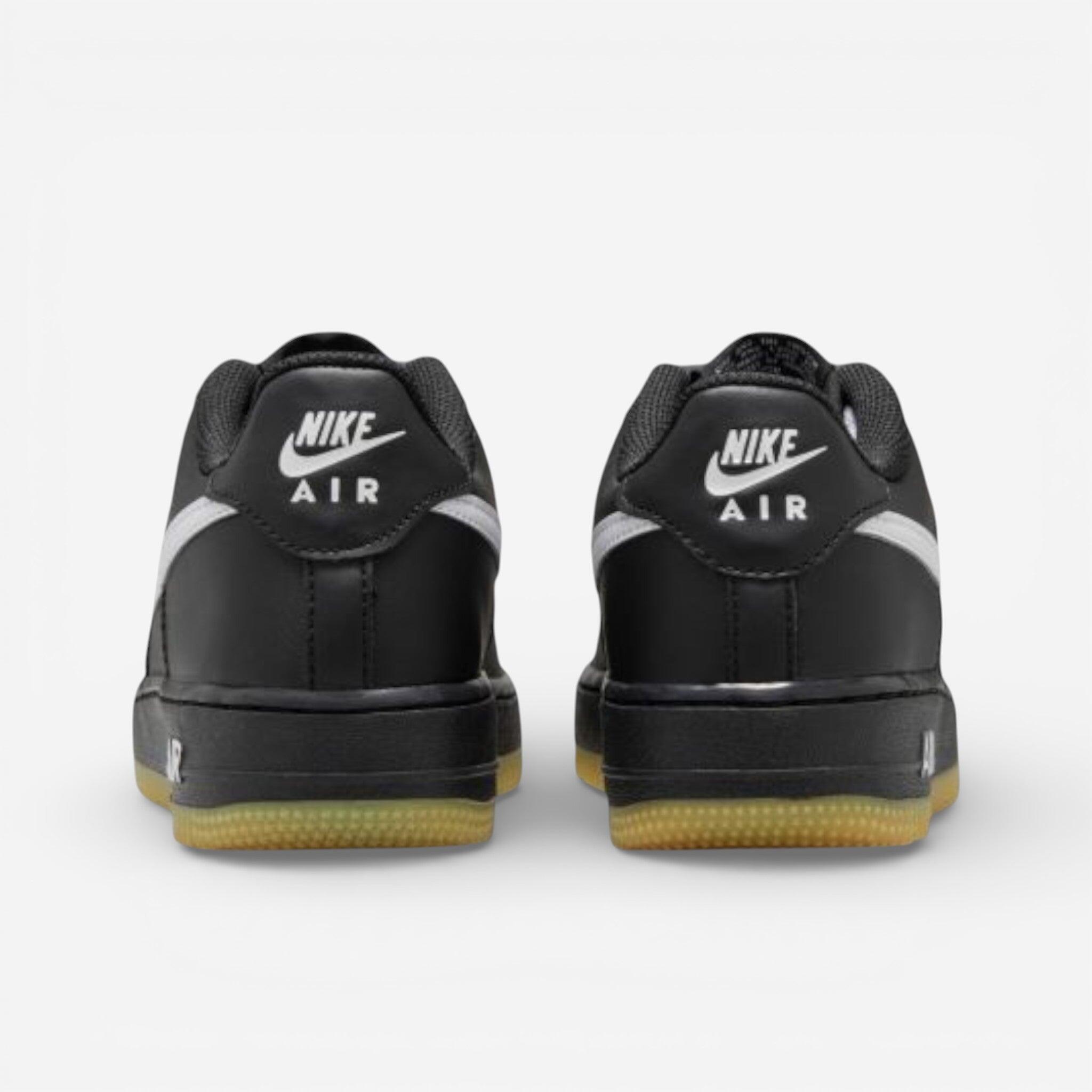 NIKE Air Force 1 LV8 Black/White/Gum (GS) 3/4