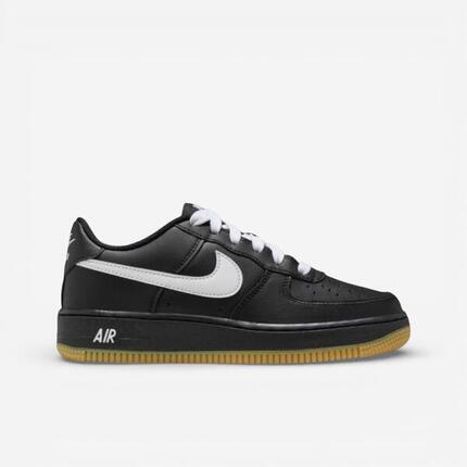 NIKE Air Force 1 LV8 Black/White/Gum (GS)