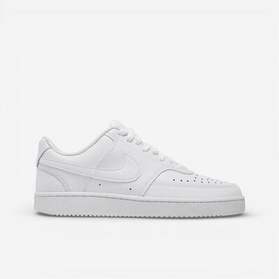 Nike court vision low next nature triple white