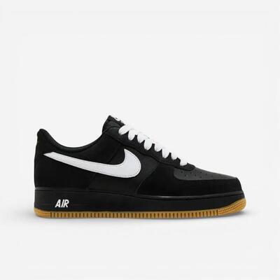 Nike air force 1 low '07 lv8 black gum light brown white