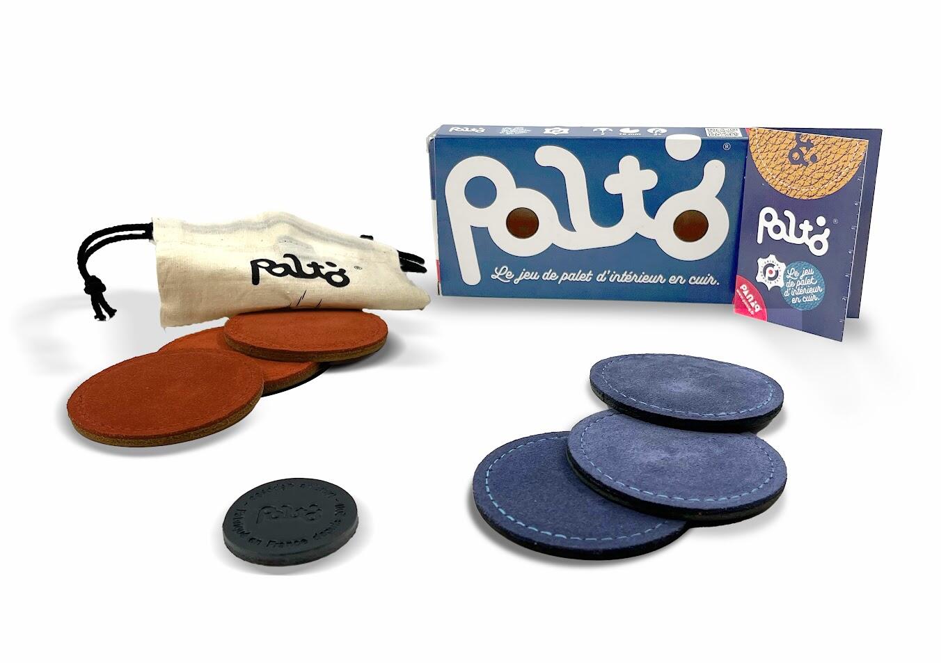 Palto - Le jeu de 6 palets intérieur en cuir 3/3