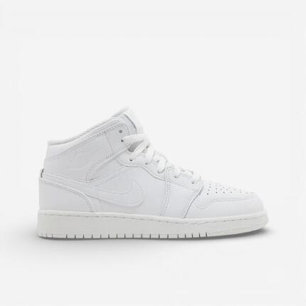Jordan 1 Mid Triple White (2023) (GS)