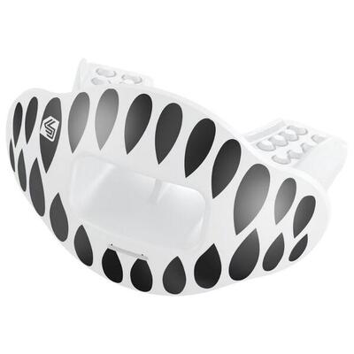 Shock Doctor Max Air Flow Lip Guard Print White/Gold Lux
