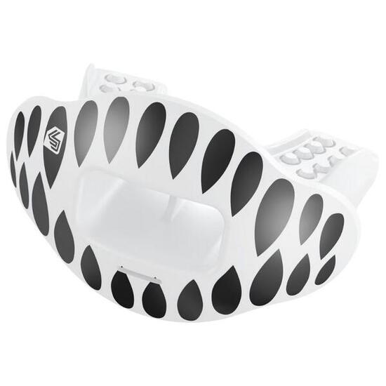 Shock Doctor Max Air Flow Lip Guard Print White/Gold Lux