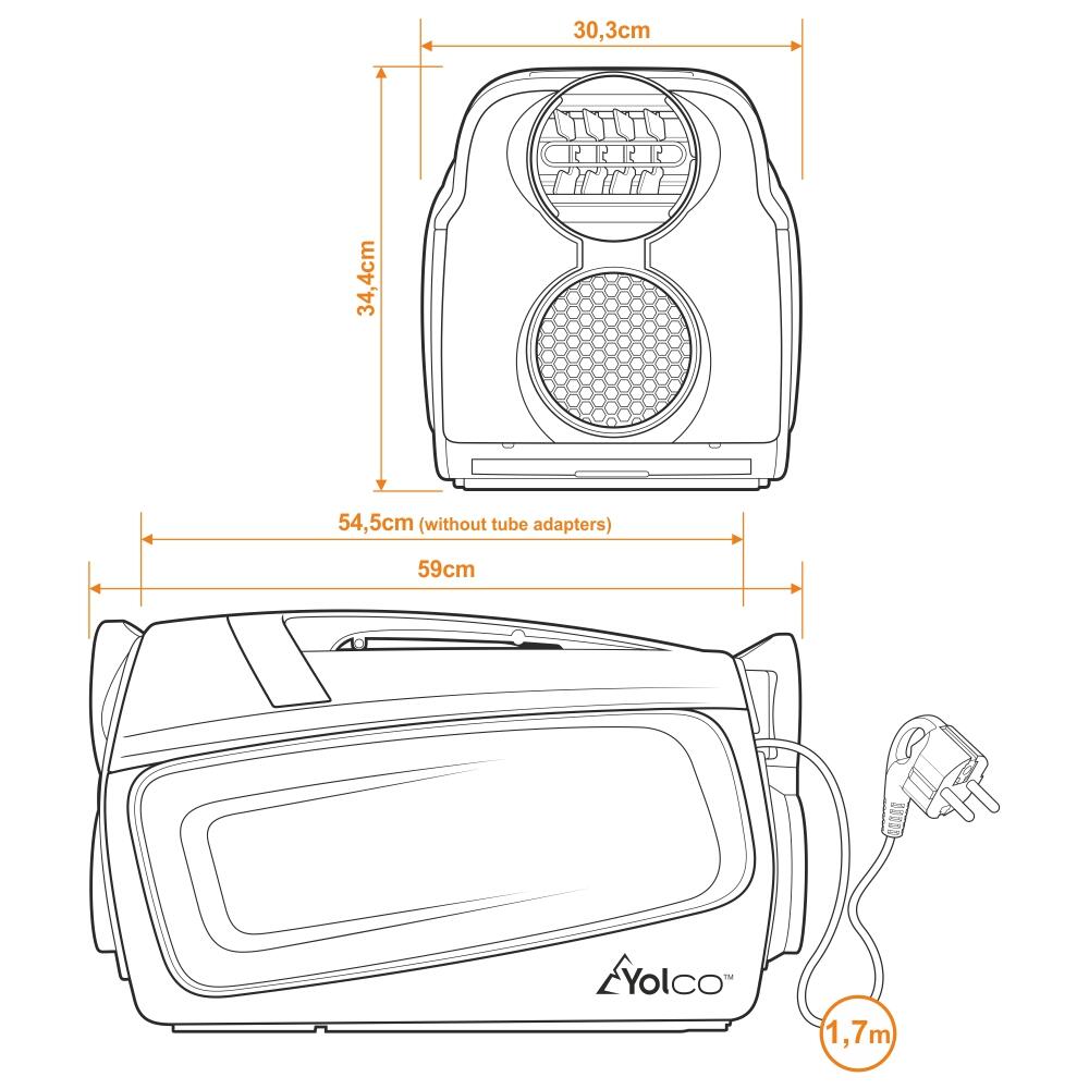 Klimatyzator przenośny Yolco TC390 7/7