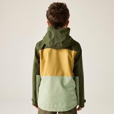 Highton wasserdichte Kinderjacke mit Kapuze und Einsätzen 2/7