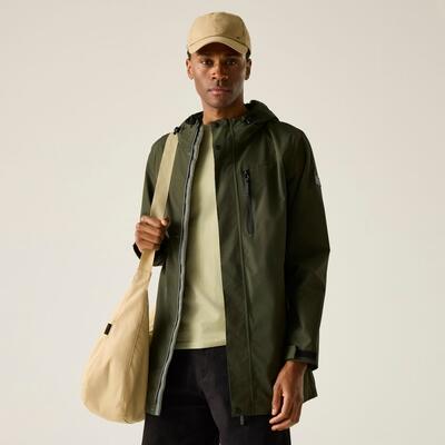 Veste imperméable à capuche longue Daledon pour homme 4/7