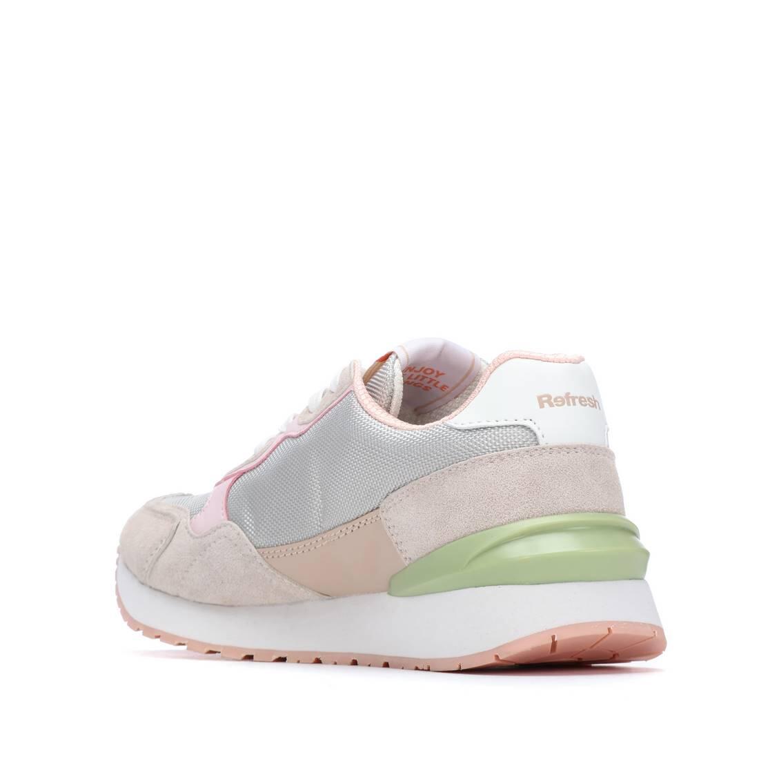 Zapatilla De Mujer Refresh 175036 Beige 3/4