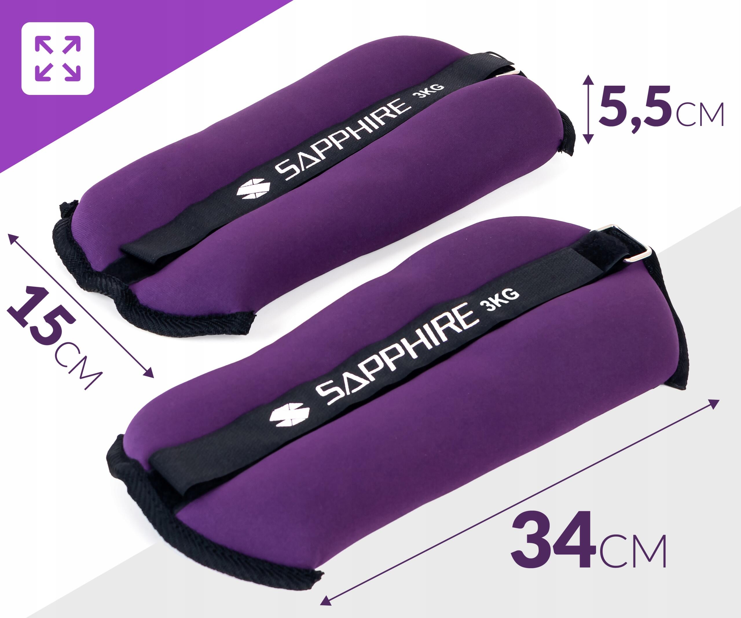 Obciążenia na rzep Sapphire 2x3 kg SG-10/30R 6/7