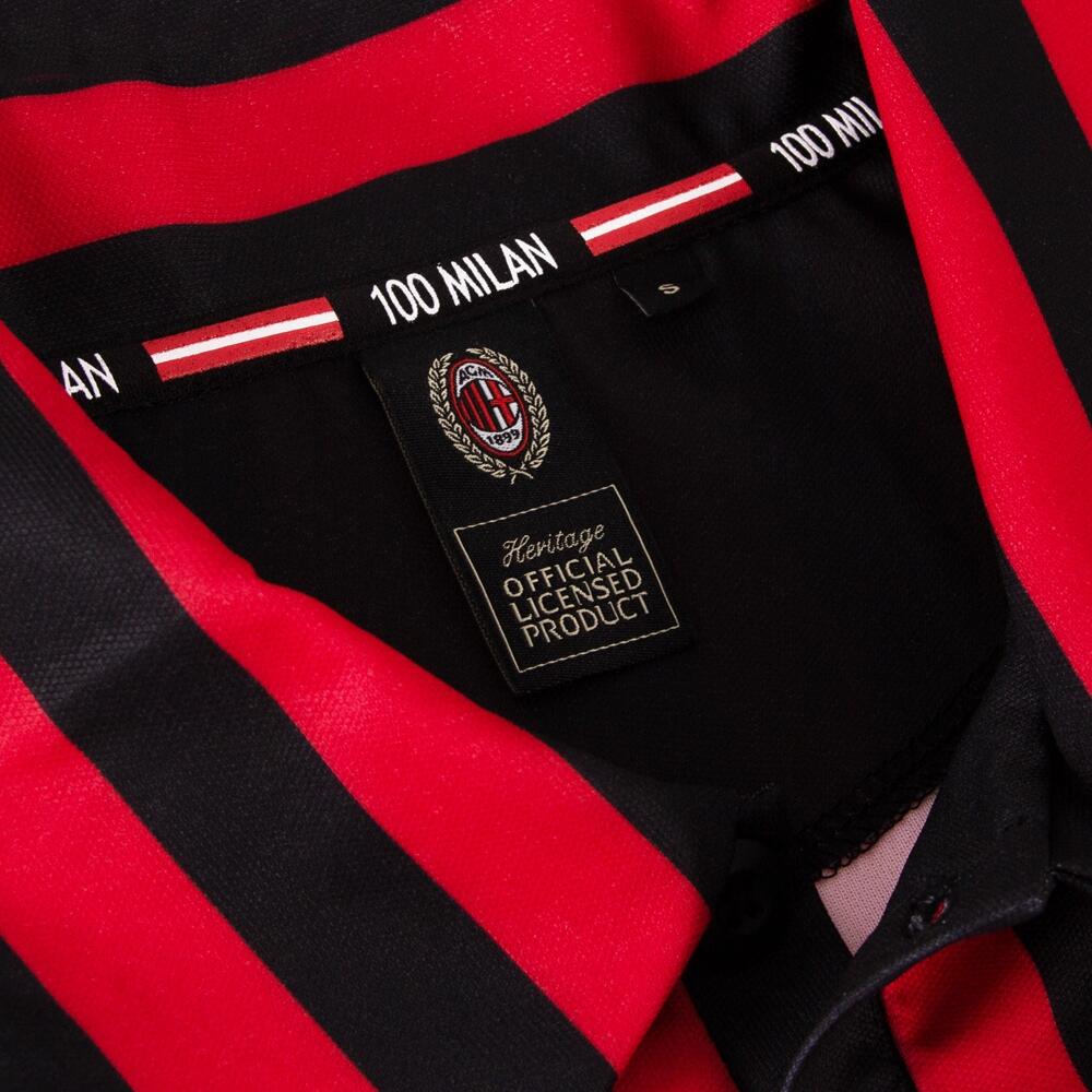 Retro koszulka piłkarska – Męska – AC Milan 2000 – Czerwony - Czarny 5/7