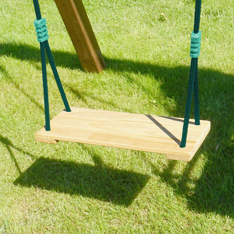 Siège balançoire bébé en bois pour portique 2/5