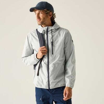Veste imperméable légère à capuche Shorebay Marl pour homme