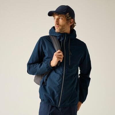 Veste imperméable légère à capuche Shorebay Marl pour homme