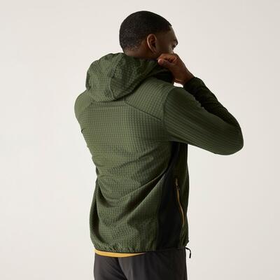 Pile da uomo Alven con zip intera e cappuccio 2/7