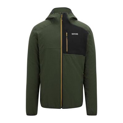 Pile da uomo Alven con zip intera e cappuccio 5/7
