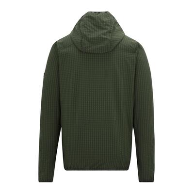 Pile da uomo Alven con zip intera e cappuccio 6/7
