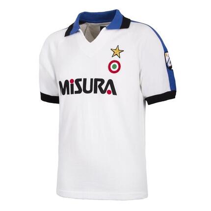 Maillot de football rétro extérieur - Homme - Inter Milan 1982/83 - Blanc
