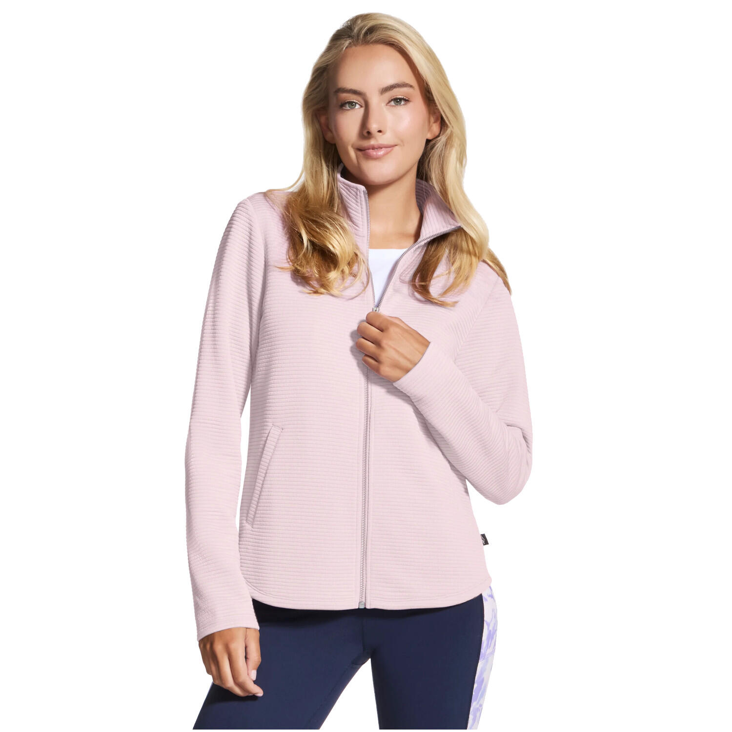 Bluza dresowa sportowa damska The Hoodless Hoodie GoWalk Shine Jacket 1/4