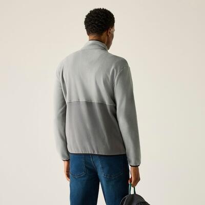 Frankie Herren-Fleecejacke mit durchgehendem Reißverschluss und Farbblock-Design 2/7