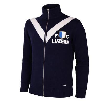 Voetbaljack - heren - retro - fc luzern 1959/60 - navy