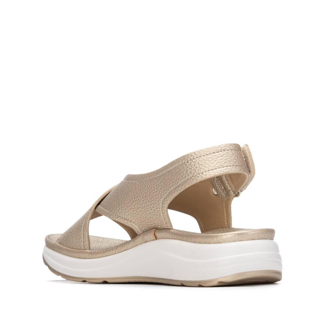 Sandalia De Mujer Xti 145172 Oro 3/5