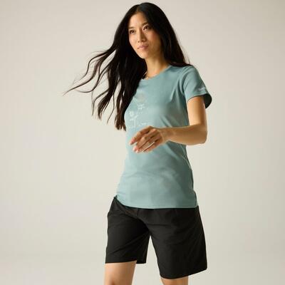 Fingal Damen-T-Shirt mit Slogan und kurzen Ärmeln
