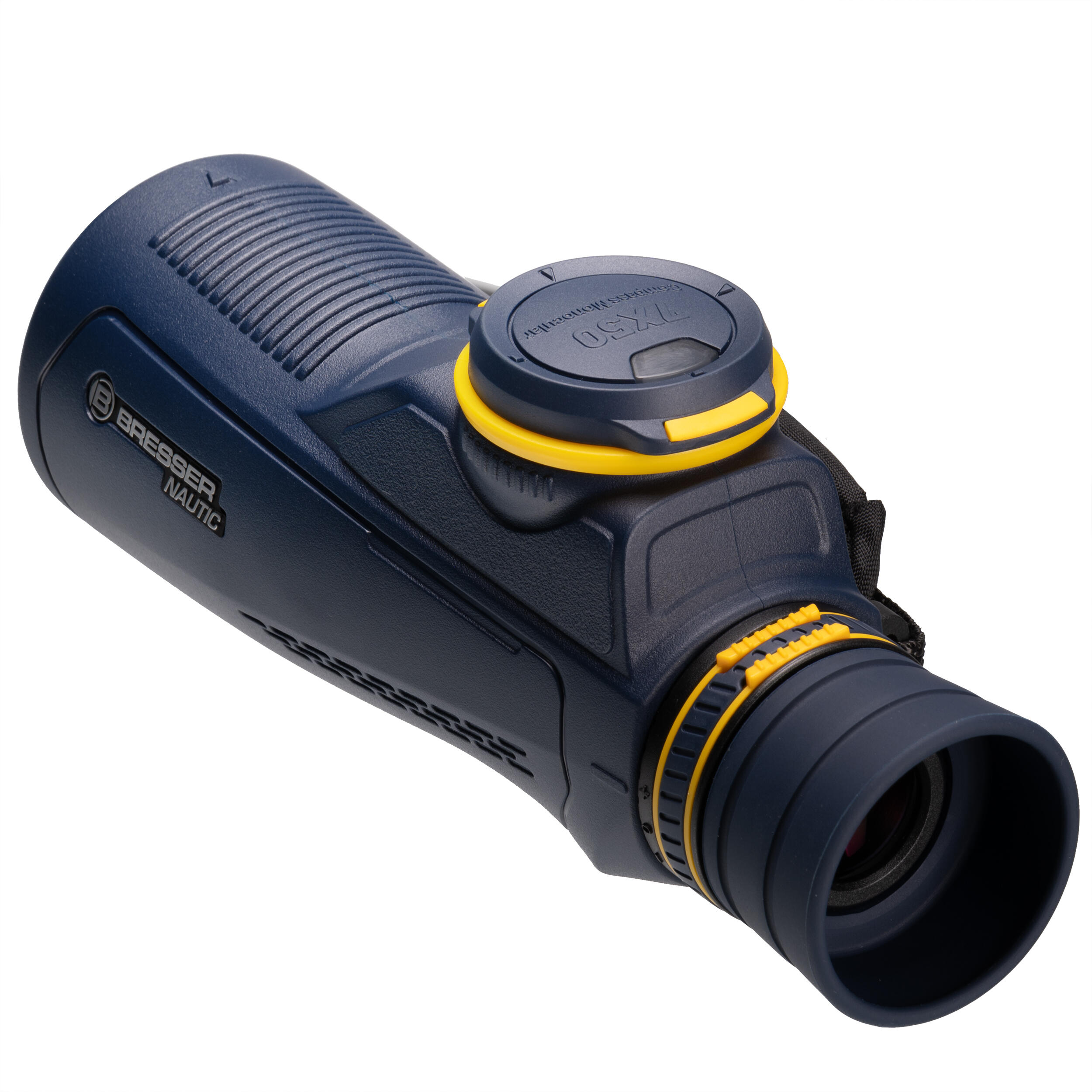 Monocular Náutico 7x50 con brújula iluminada, retícula, BaK-4 y ocular plegable! 3/6