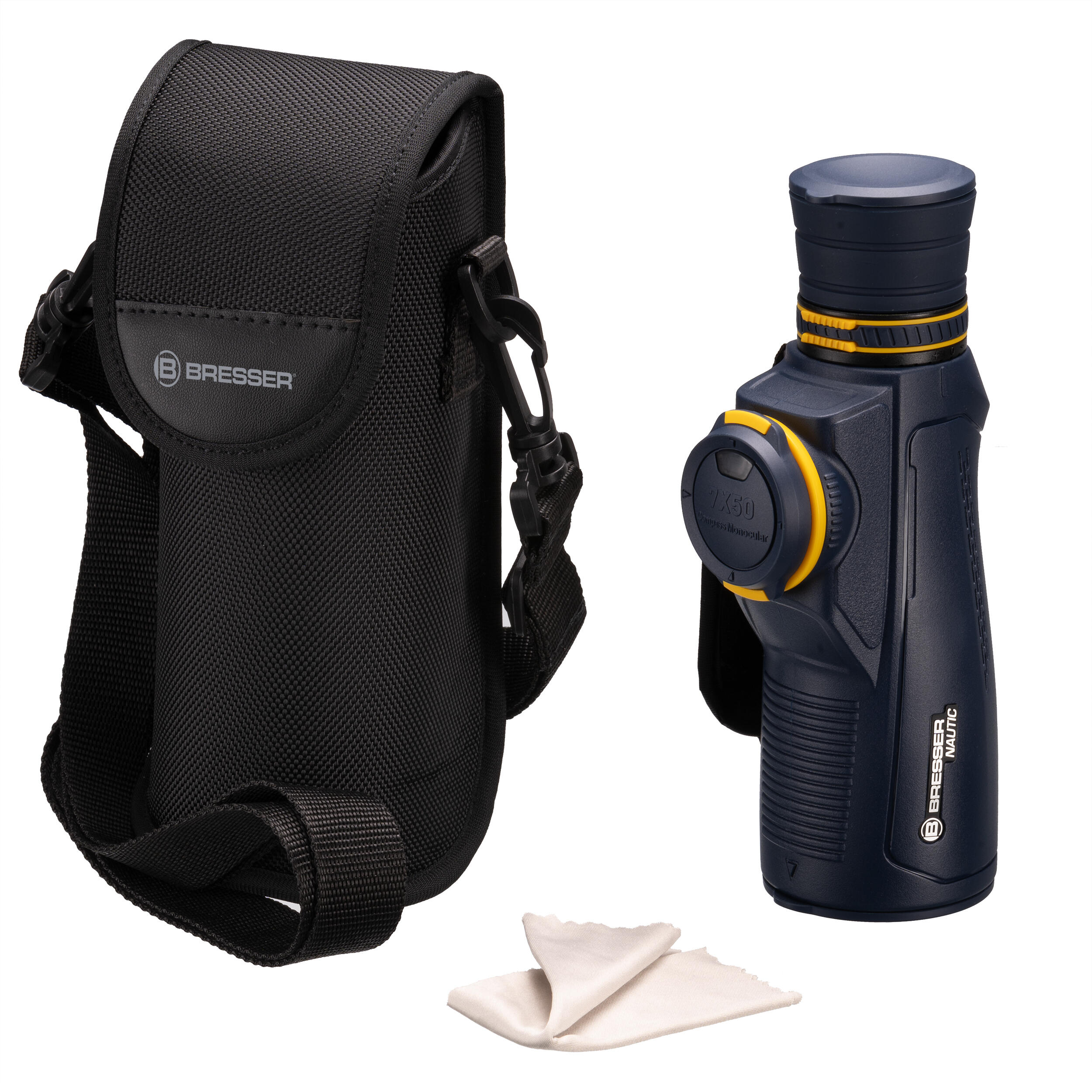 Monocular Náutico 7x50 con brújula iluminada, retícula, BaK-4 y ocular plegable! 6/6