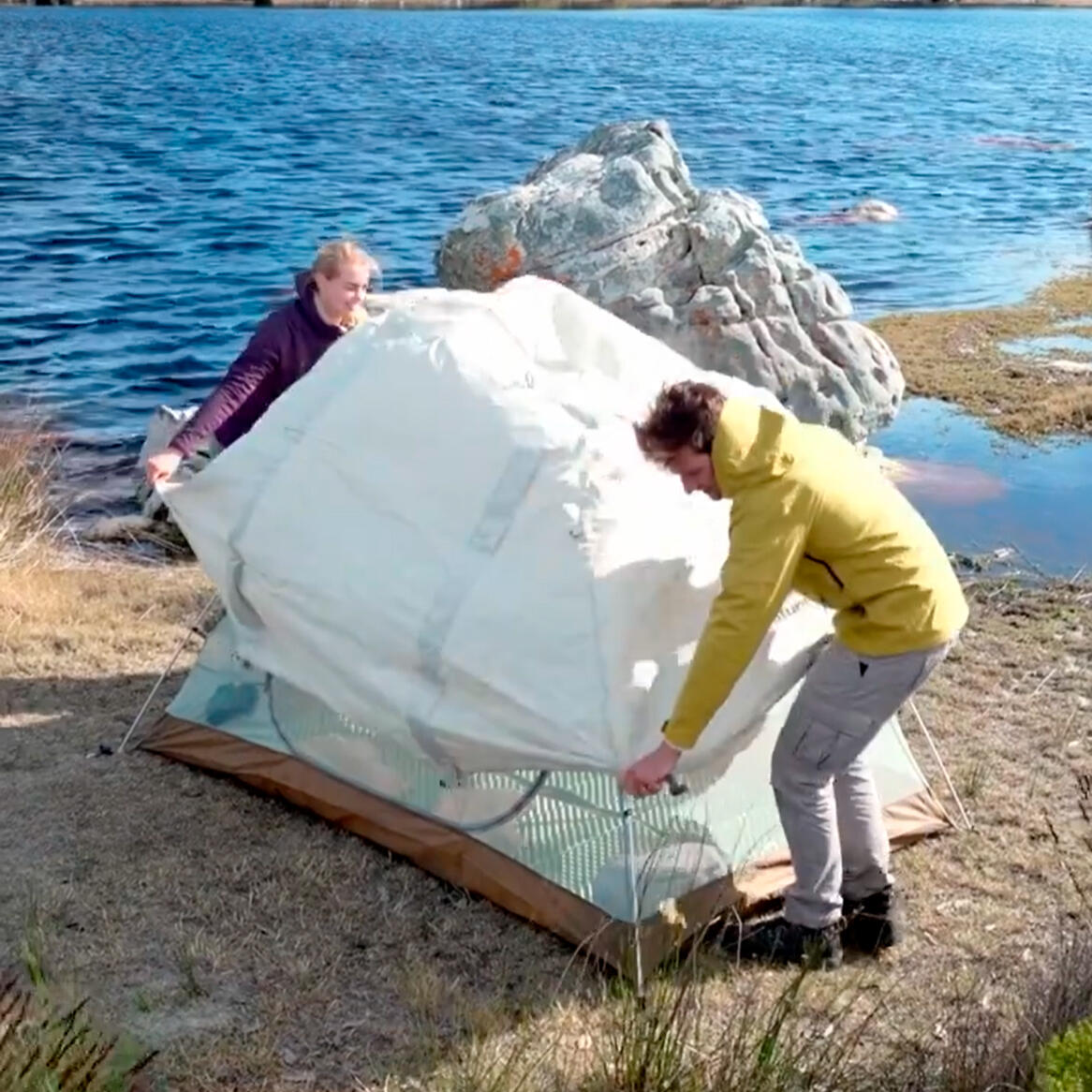 Tente portable Naturehike pour 2 personnes, protection UV UPF50+ 2/7