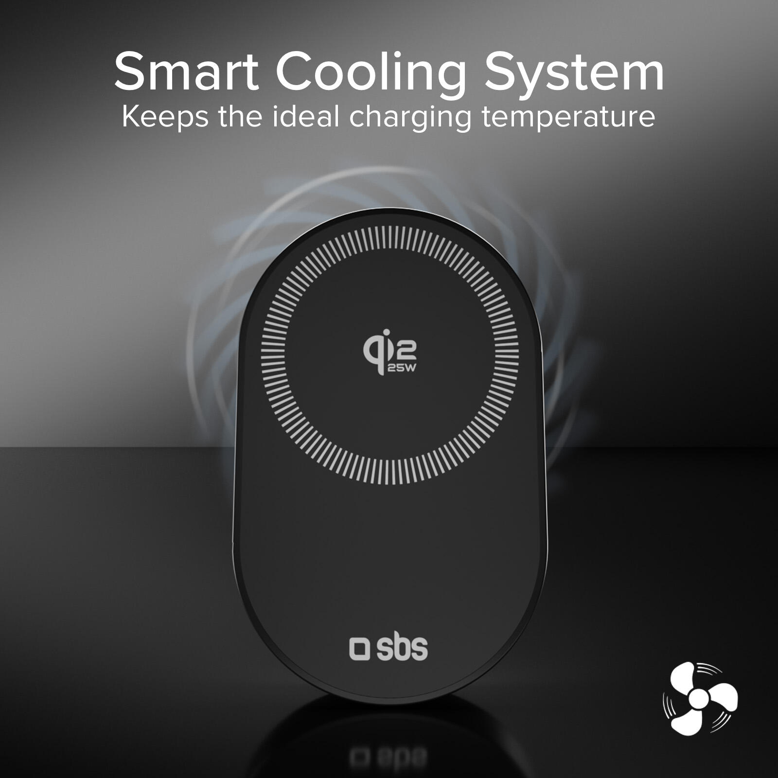 Support de voiture magnétique avec charge sans fil Qi2.2 25W 5/7