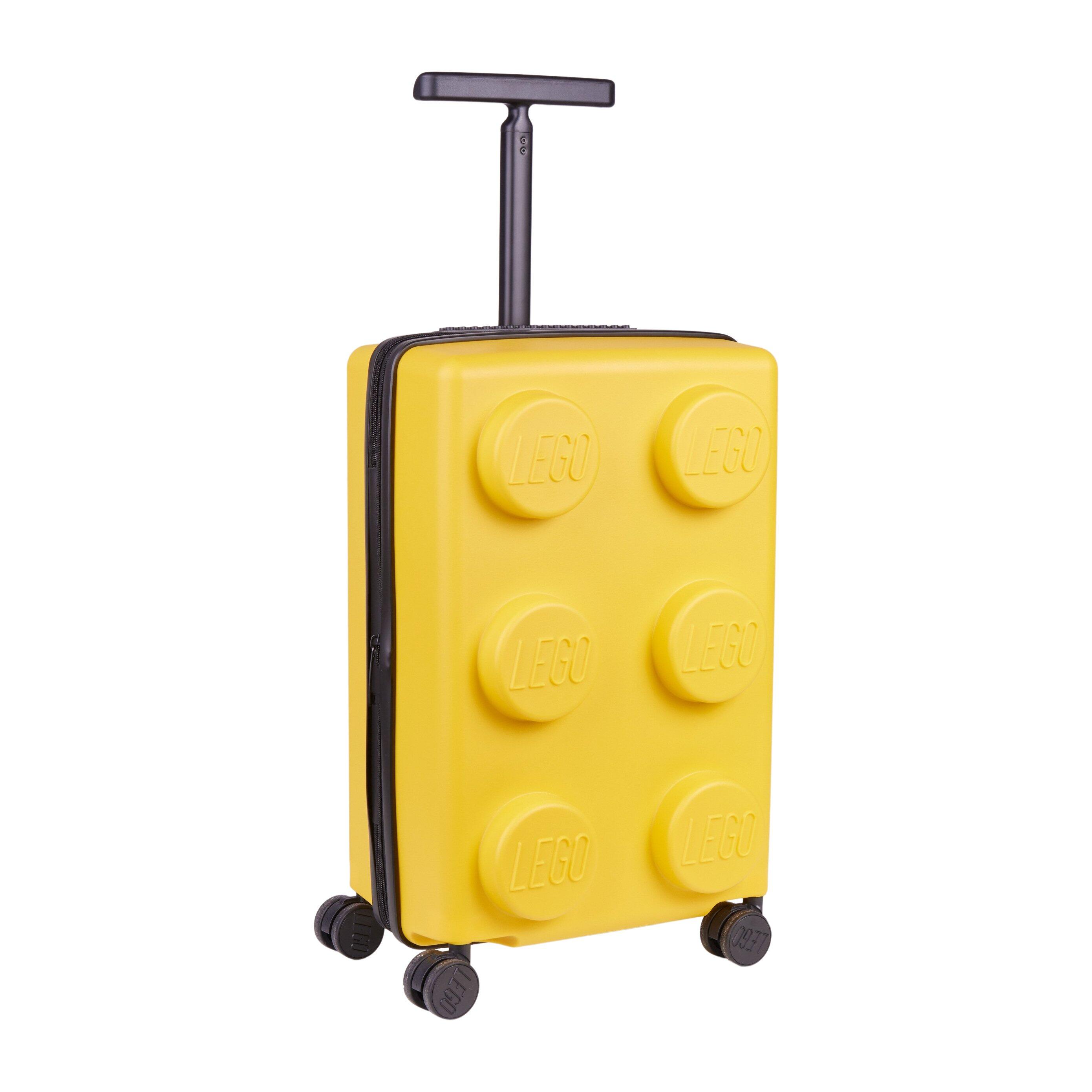 Maleta Trolley LEGO Brick 2X3 Expandible 20" Amarillo 3/6