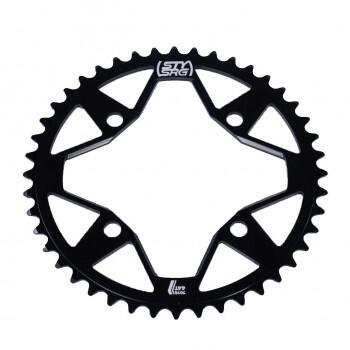 Stay strong 4-bout 7075 aluminium bmx tandwiel - zwart - 48t