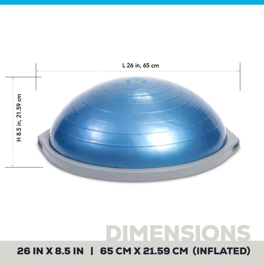 Treinador de equilíbrio - Balance board - Edição Pro - Azul - 65 cm 5/7