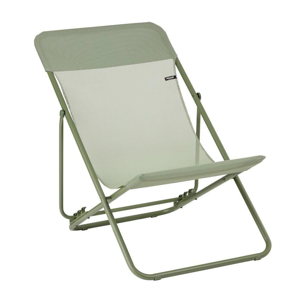 Lot de 2 Transats jardin pliants multi-positions - MAXI TRANSAT - Vert 7/7