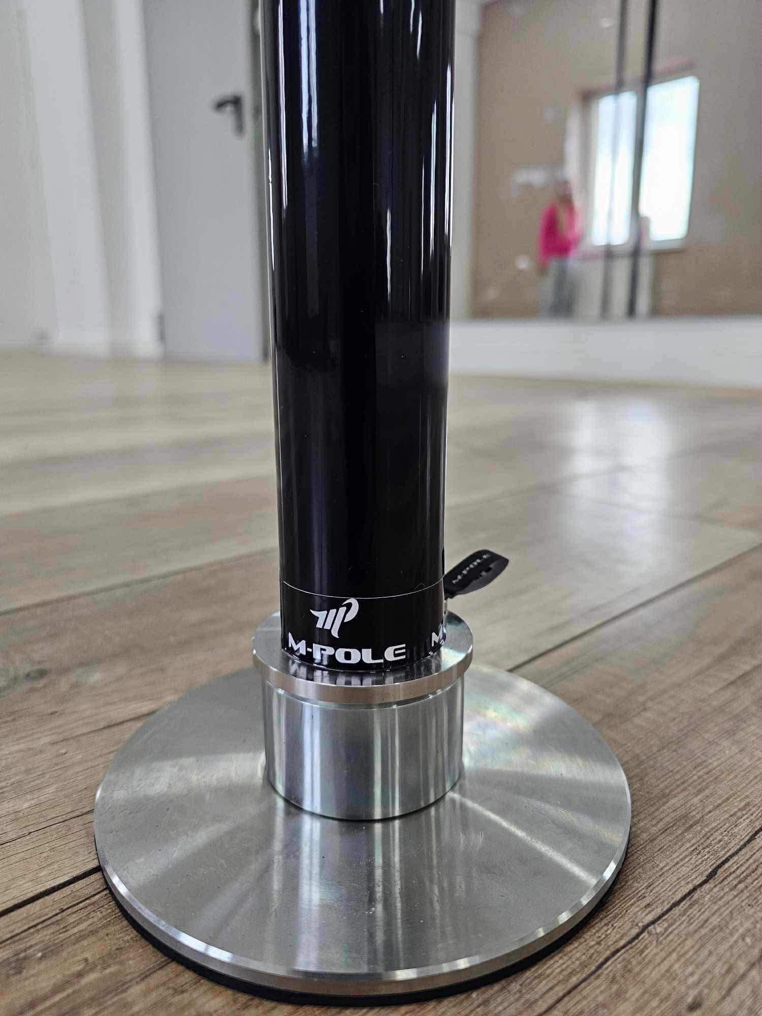 Barre de pole dance pliable, chromée, diamètre 45 mm, hauteur 207–266 cm 6/8