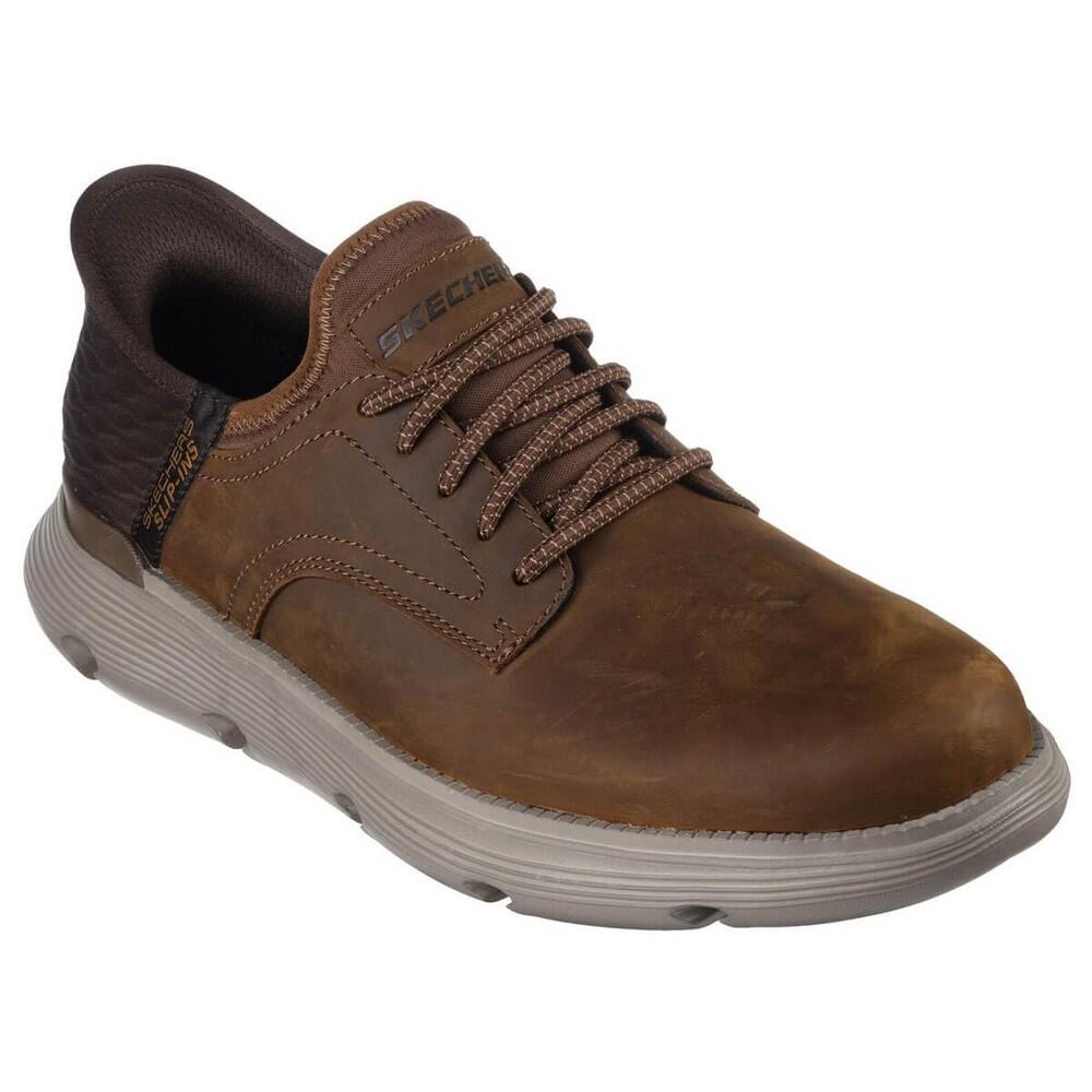 Skechers Mens Garza - Gervin Leather Oxford Shoes