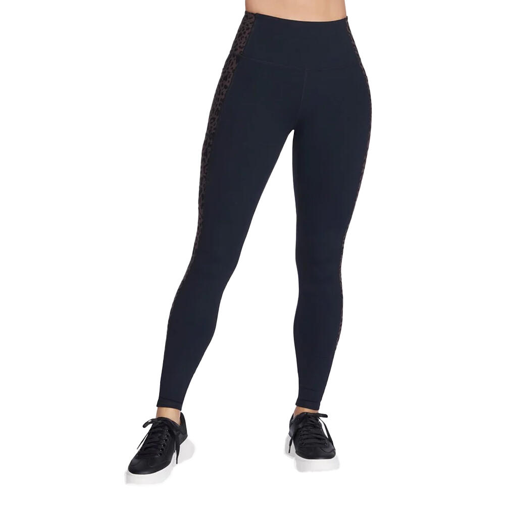 Skechers Womens/Ladies Go Walk Cheetah Print Leggings