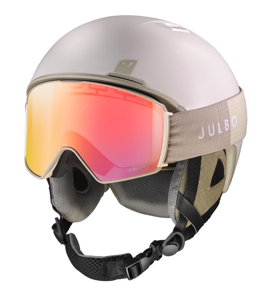 Masque de ski et de snowboard enfant et adulte - Beige / Marron LAUNCHER REACTIV 5/5
