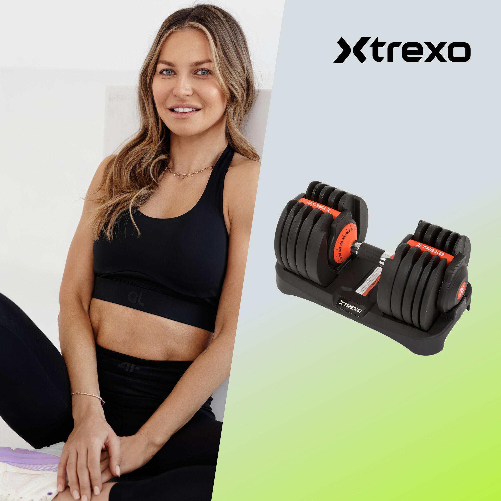 BODYFIT Slimme verstelbare halter, selectieve halters met snelle