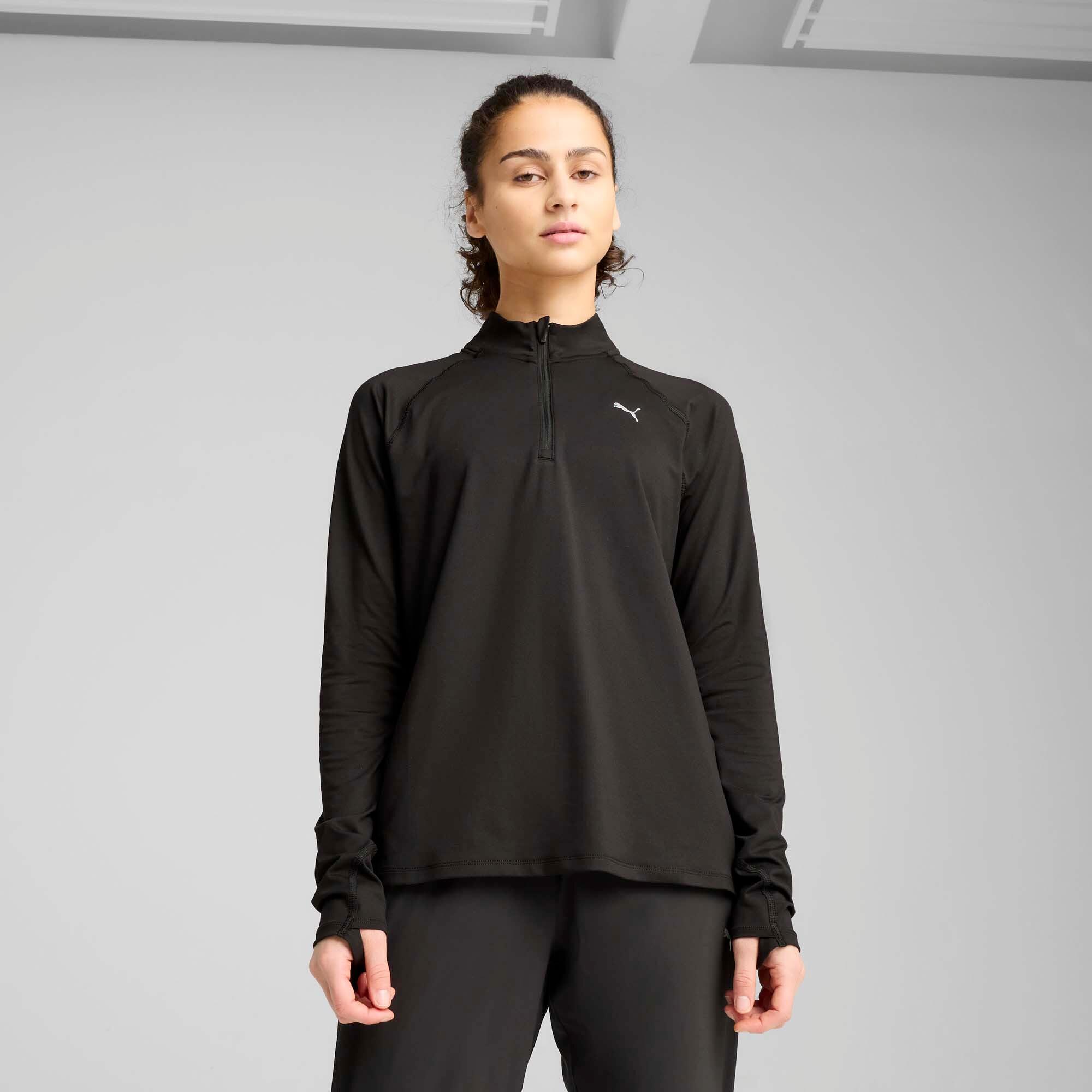 T-Shirt Puma W Run Velocity Cloudspun 1/4 Zip Femme 2/5