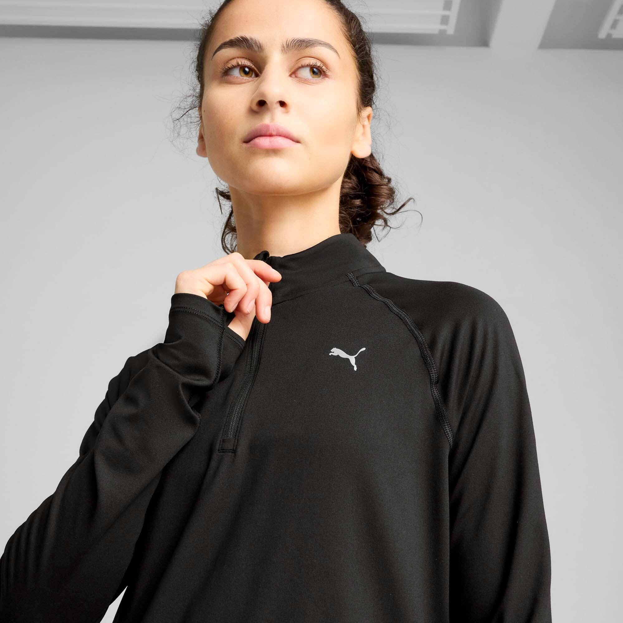 T-Shirt Puma W Run Velocity Cloudspun 1/4 Zip Femme 4/5
