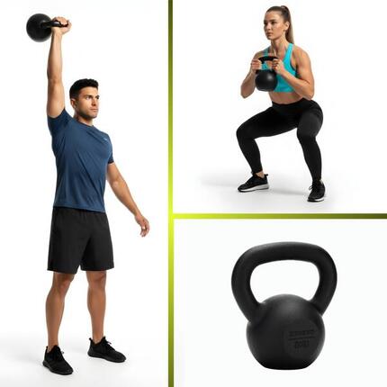 Kettlebelll Żeliwny XTREXO 8 kg